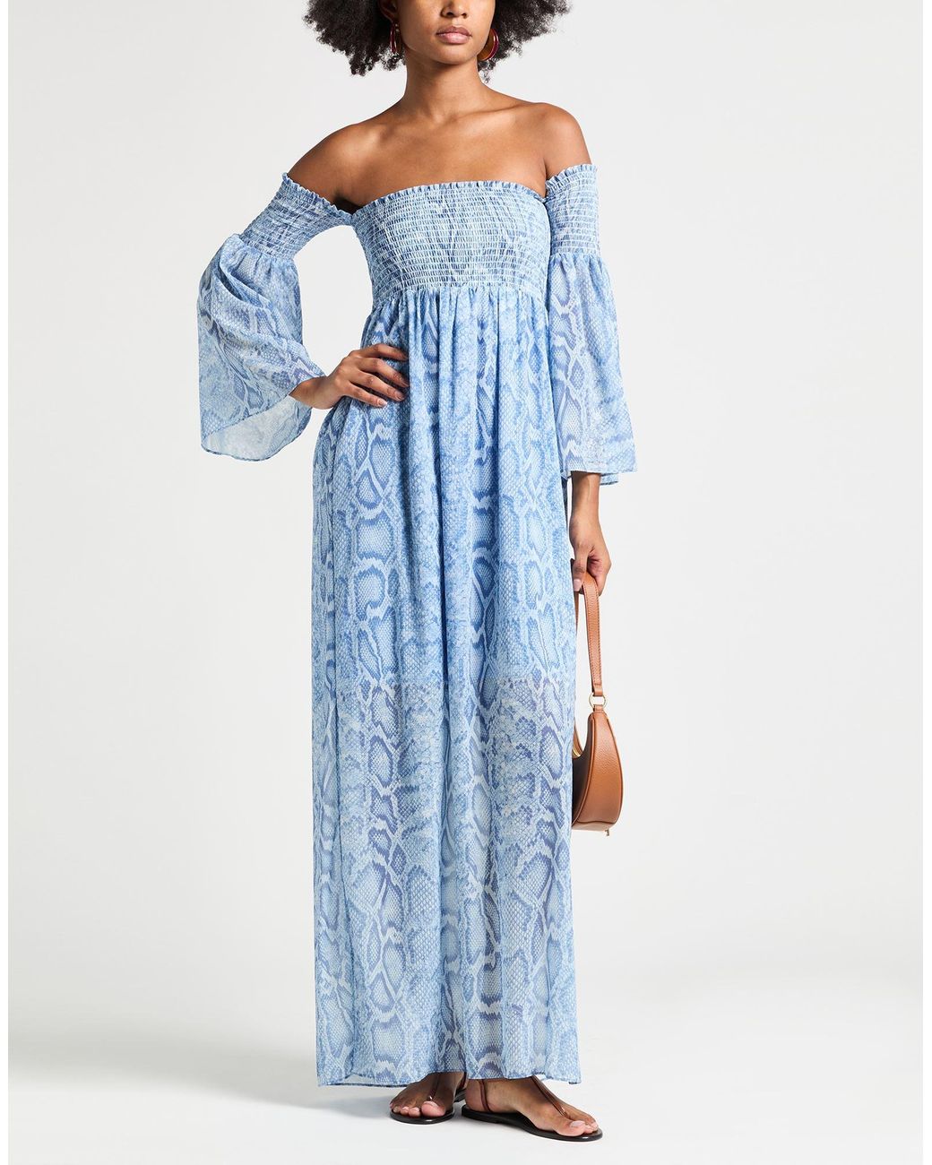 No Secrets Blue Maxi Dresses