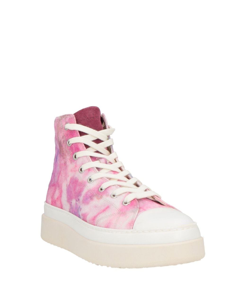 Isabel Marant Pink Sneakers Cotton, Leather