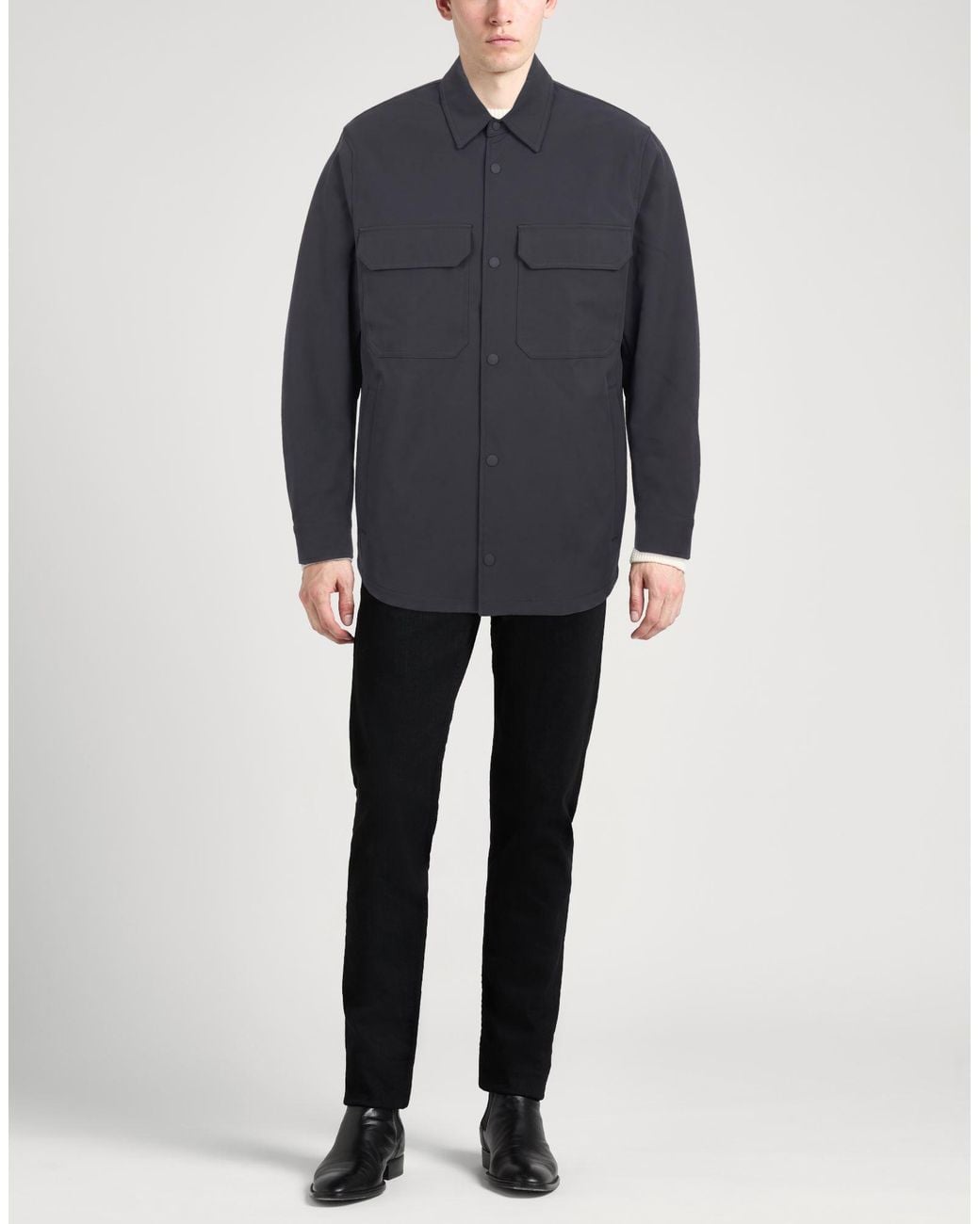 Emporio Armani Blue Jackets for men