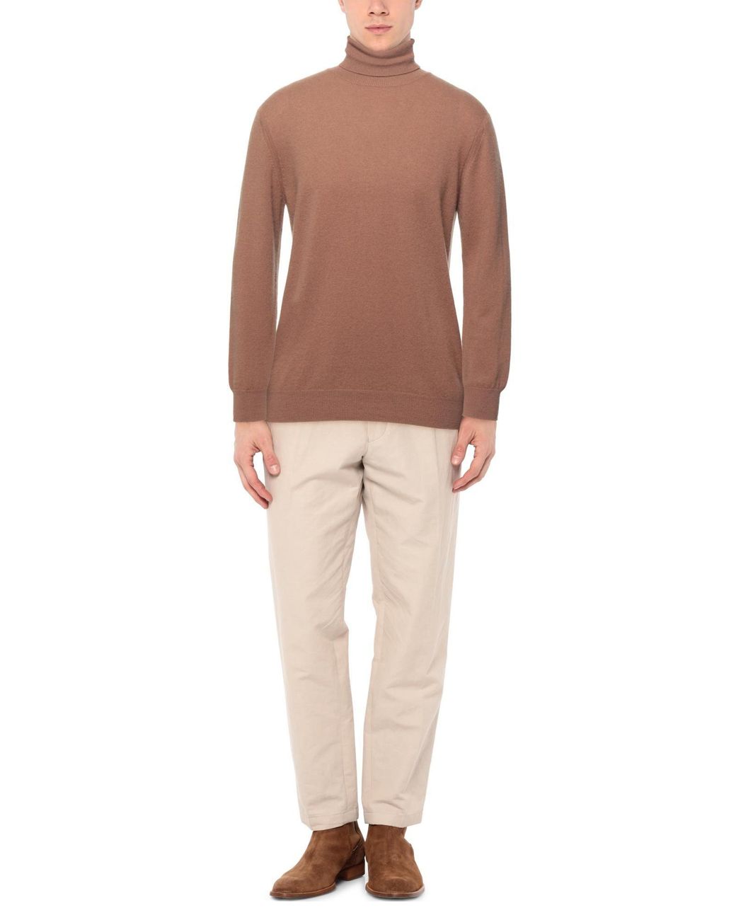 Diktat Brown Turtleneck for men