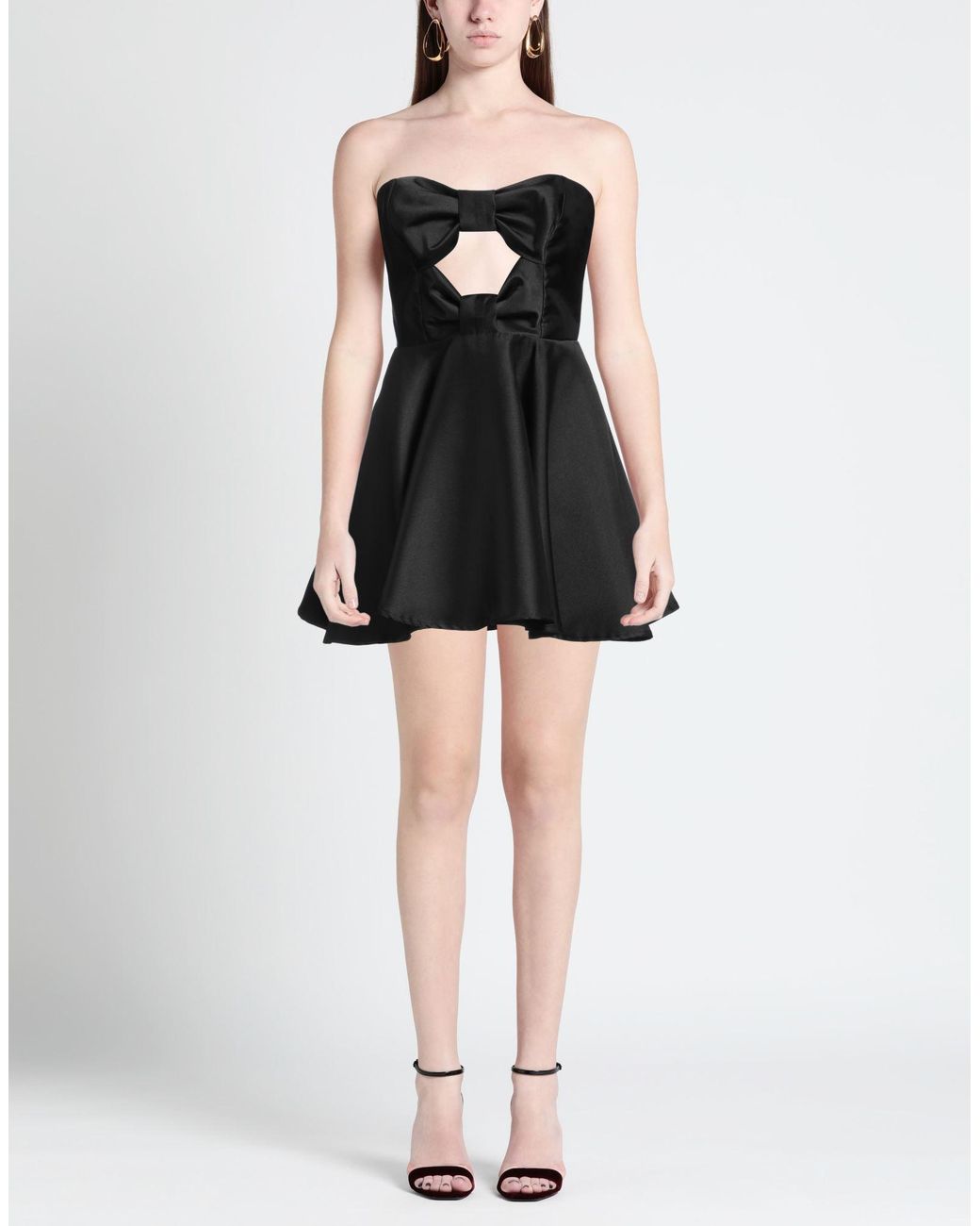 REVISE CONCEPT Black Mini Dress Polyester