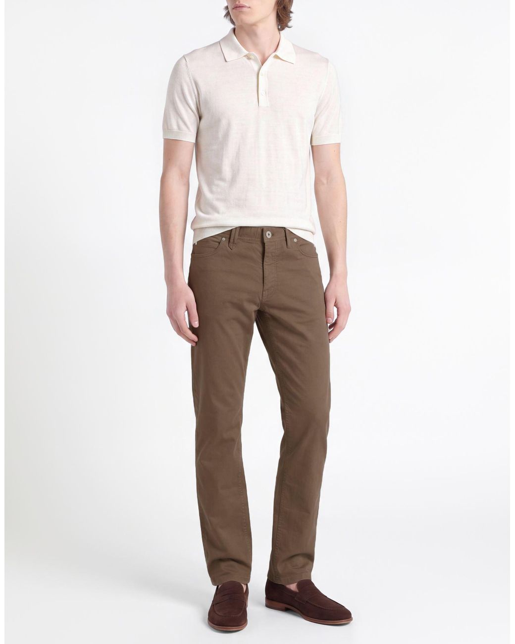 Brioni Brown Trouser for men