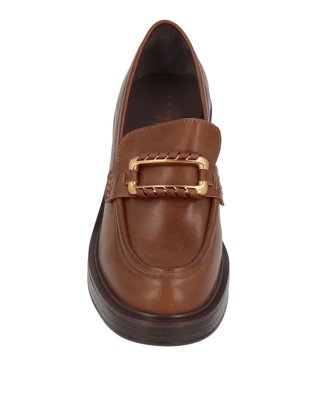 Emanuélle Vee Brown Loafers Leather