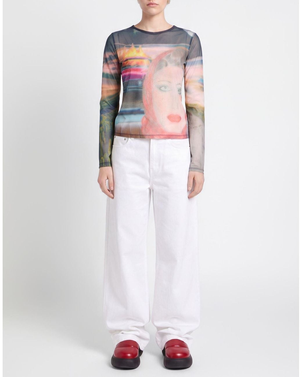 Top Sunnei de color Blue