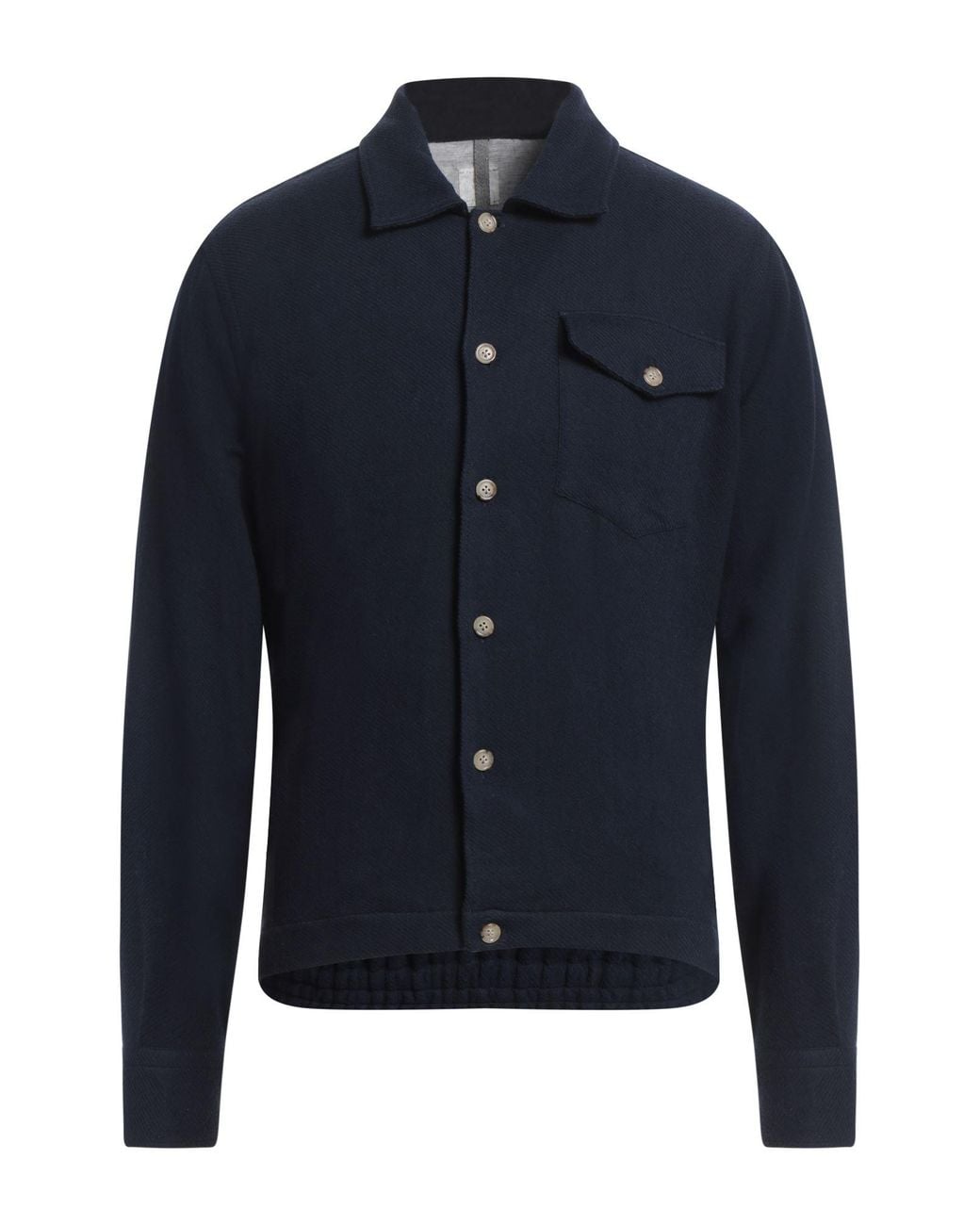 Eleventy Blue Shirt Cotton for men