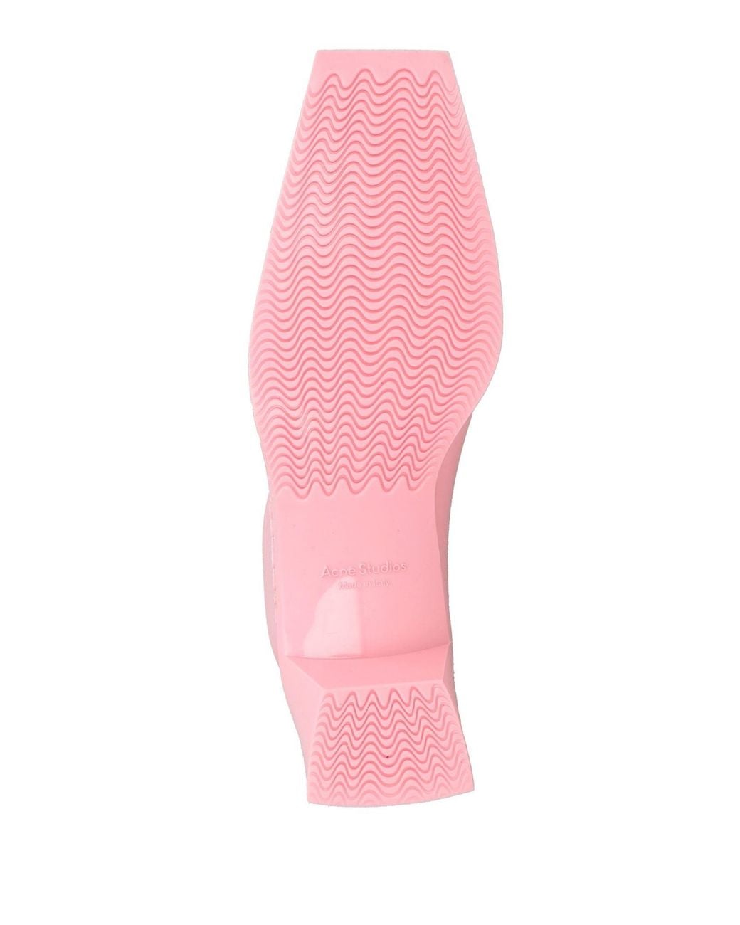 Acne Pink Ankle Boots Rubber