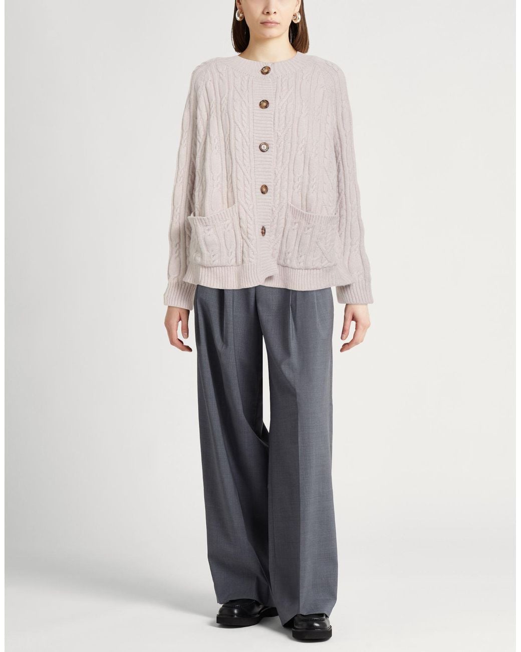 Daniele Fiesoli Multicolor Cardigan Merino Wool, Cashmere