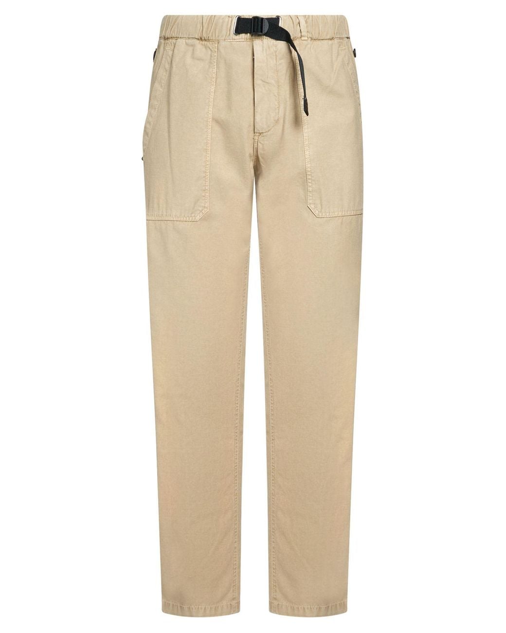 White Sand Natural Pants Cotton for men