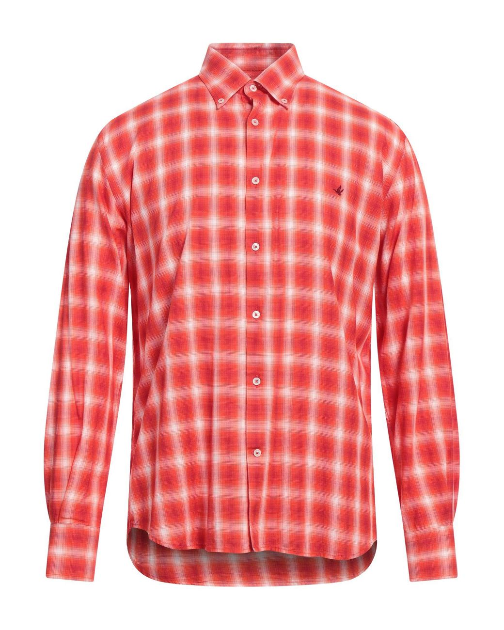 Brooksfield Red Shirt Cotton for men
