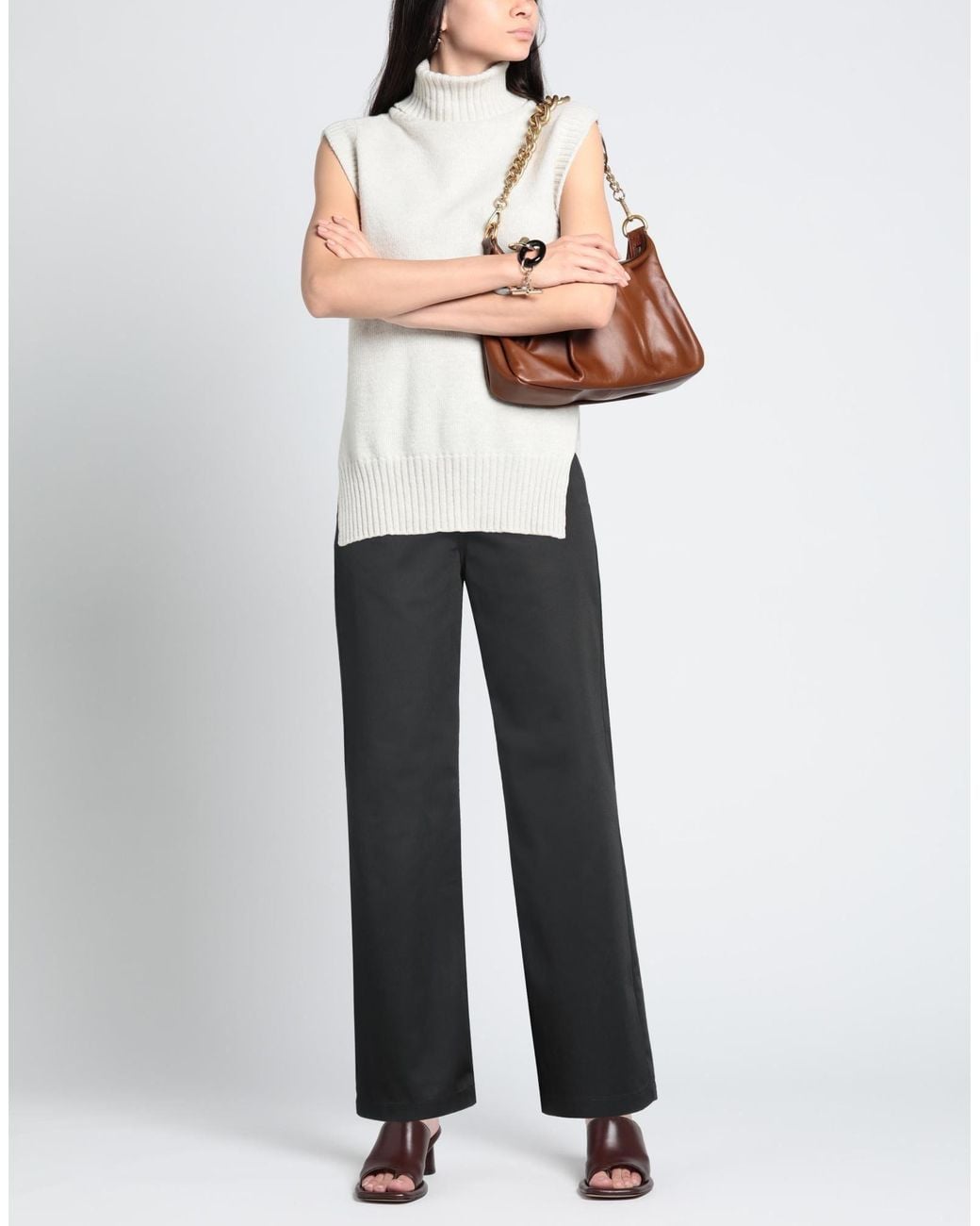 Palm Angels Gray Pants