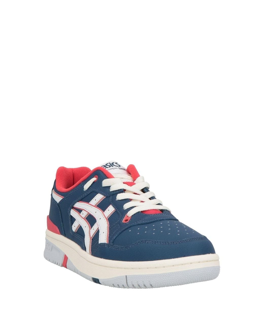Comme des Garçons SHIRT X Asics Blue Sneakers Leather, Textile Fibers for men
