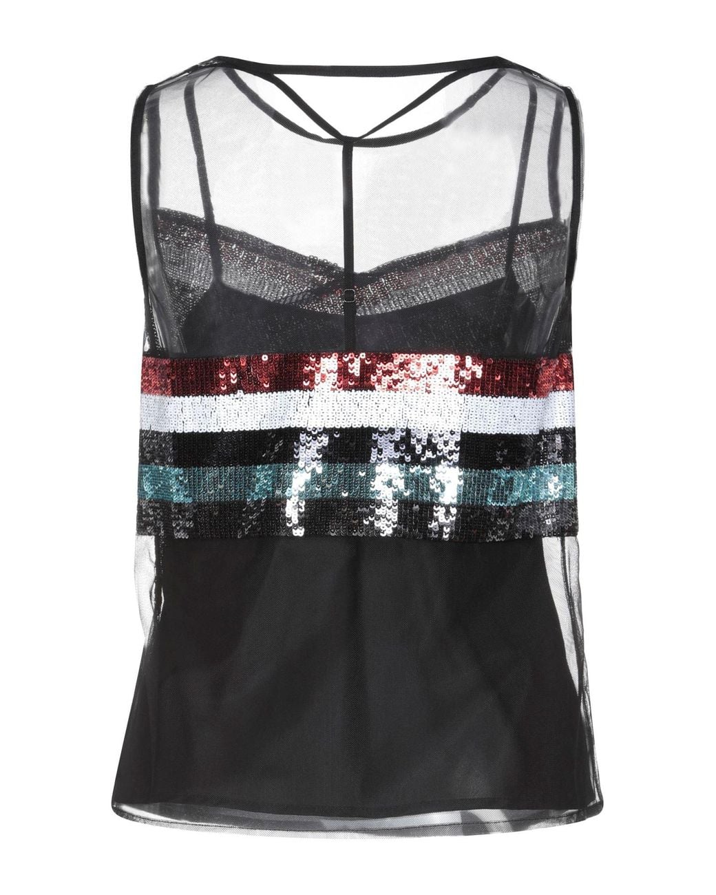 Top ARMANI EXCHANGE de color Black