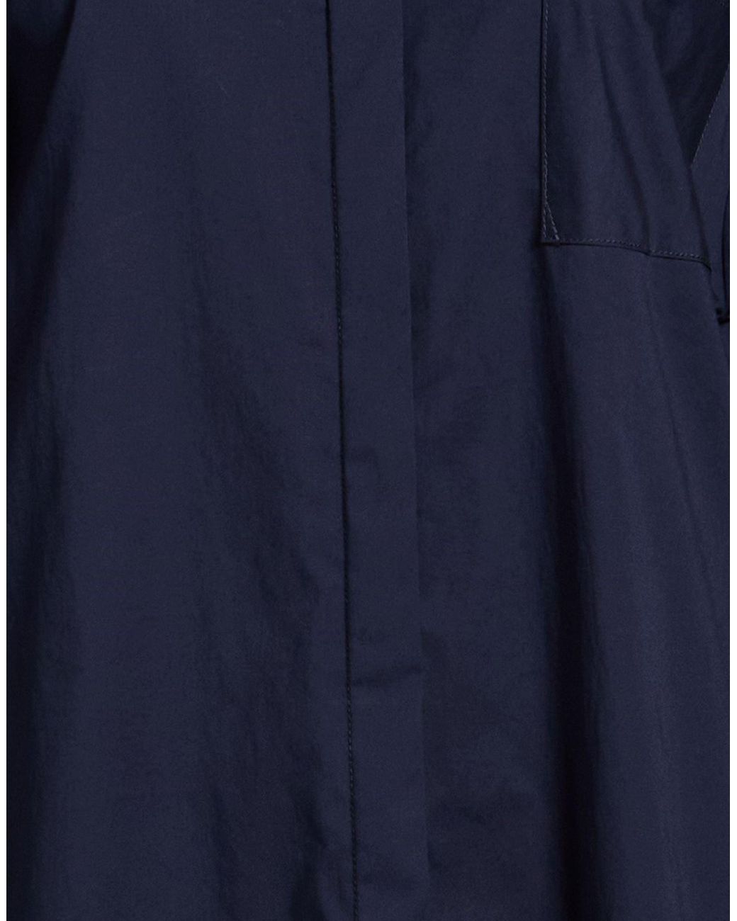 Staud Blue Mini Dress Cotton, Elastane