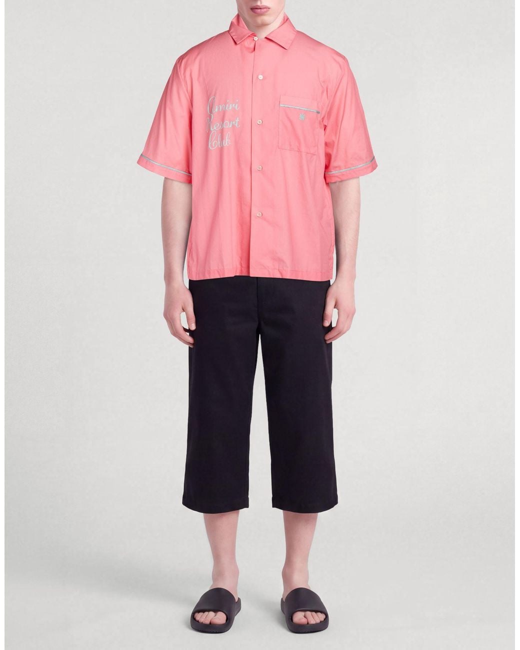 Amiri Pink Shirt Cotton for men