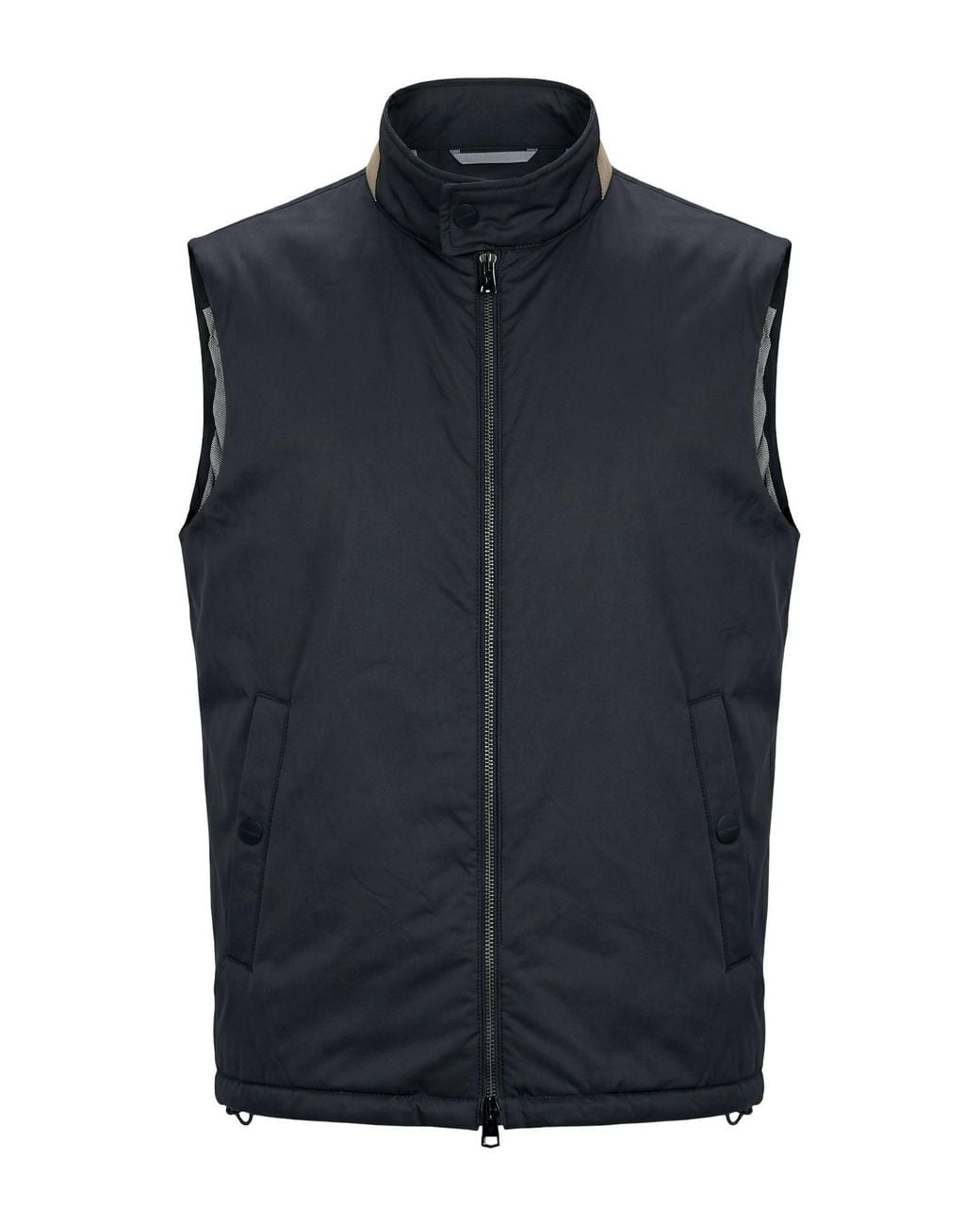 Façonnable Blue Midnight Vest Polyester for men