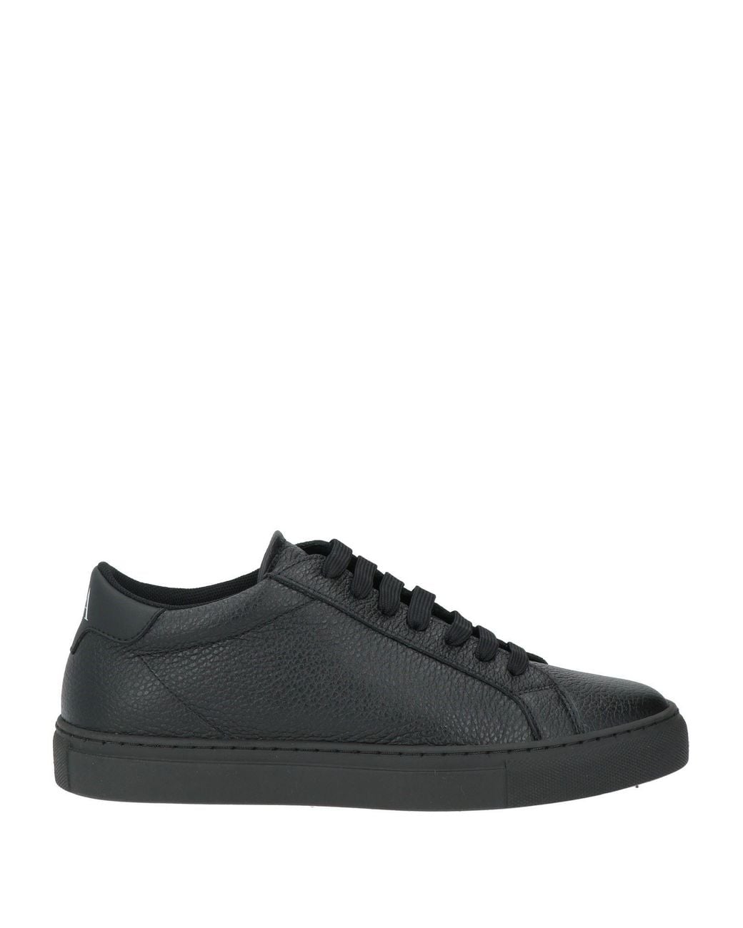 Emporio Armani Black Sneakers Leather
