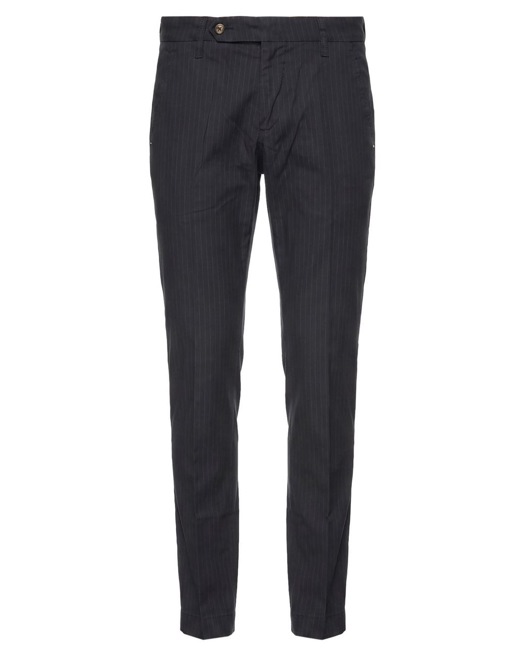 Entre Amis Blue Charcoal Pants Cotton, Polyester, Elastane for men