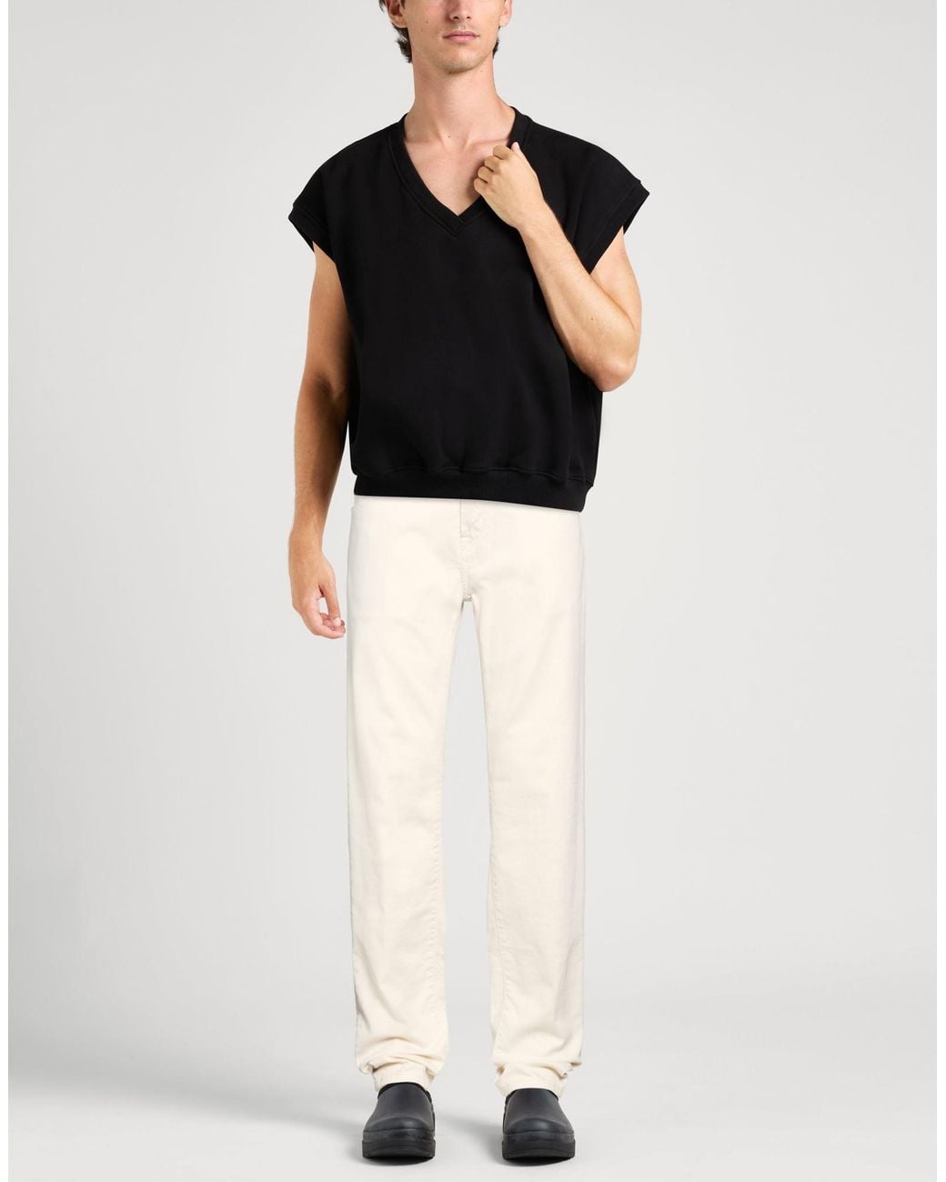 Jacob Cohen Natural Pants Cotton, Lyocell, Elastane for men
