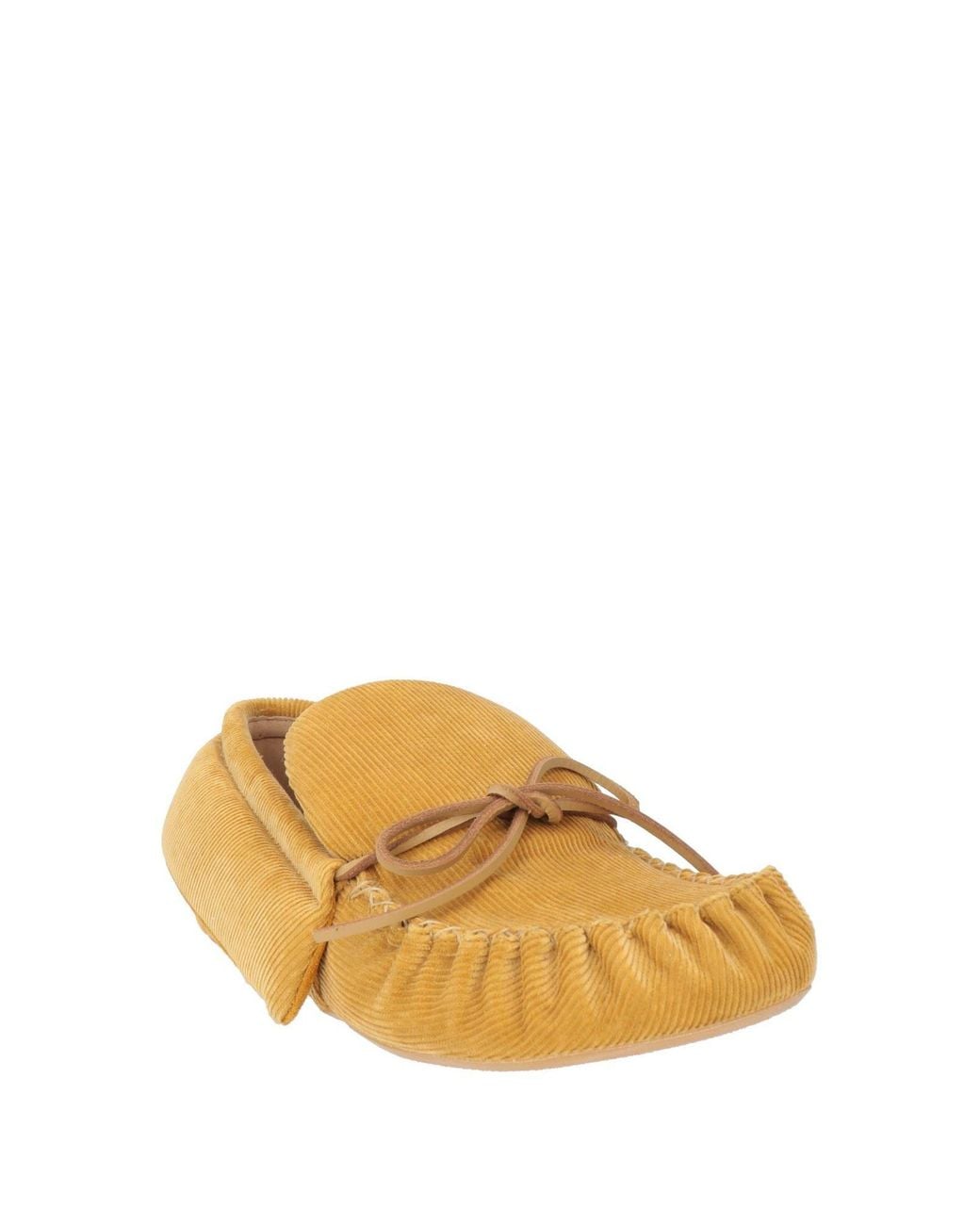 J.W. Anderson Yellow Loafers Textile Fibers