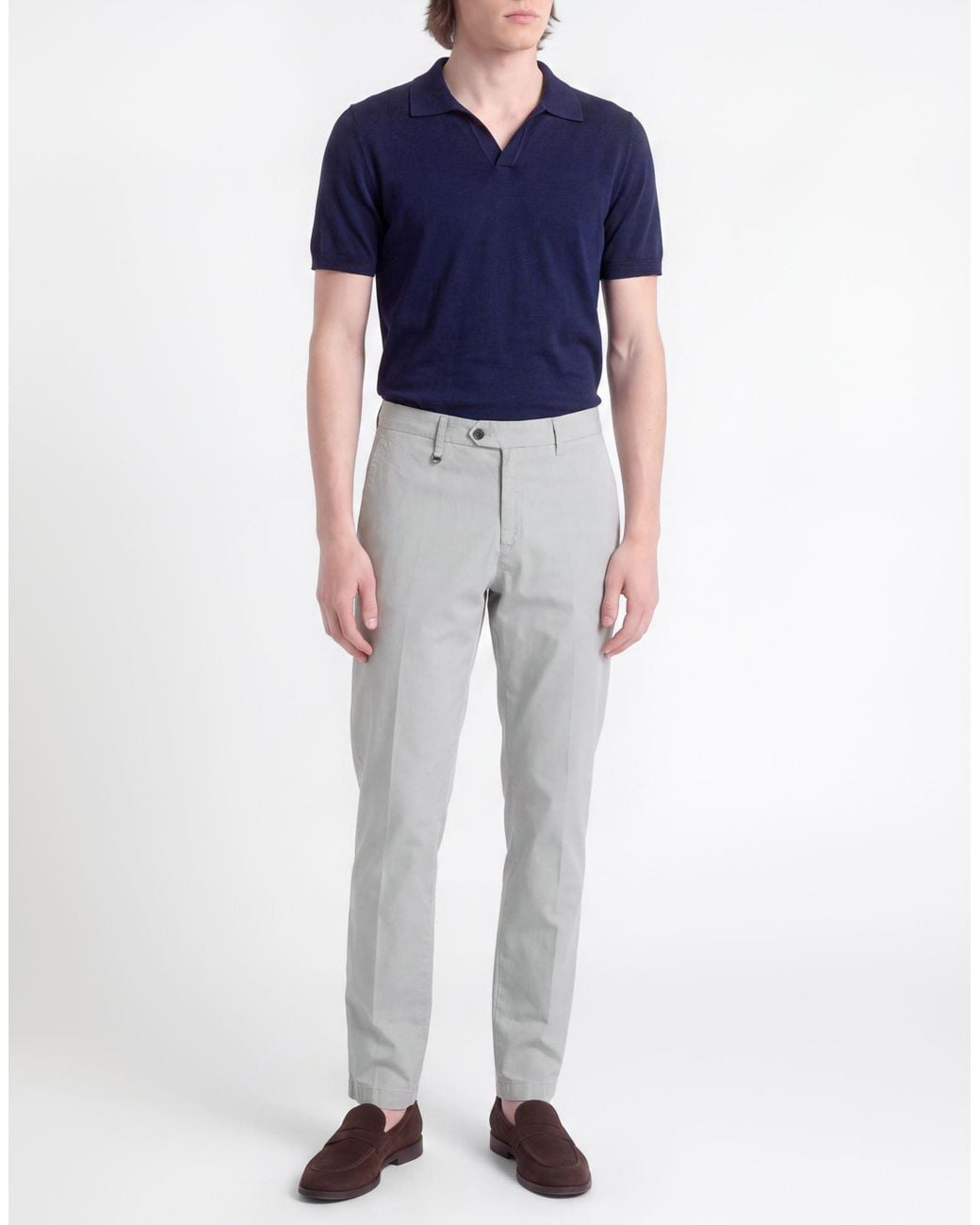 Antony Morato Gray Pants Cotton, Elastane for men