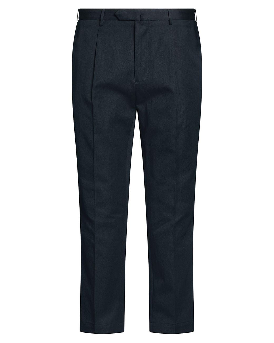 Santaniello Blue Pants Cotton, Linen for men