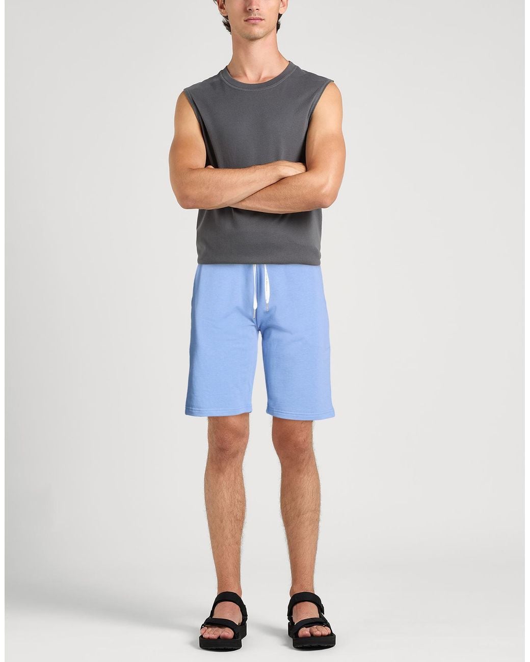 Takeshy Kurosawa Blue Shorts & Bermuda Shorts for men
