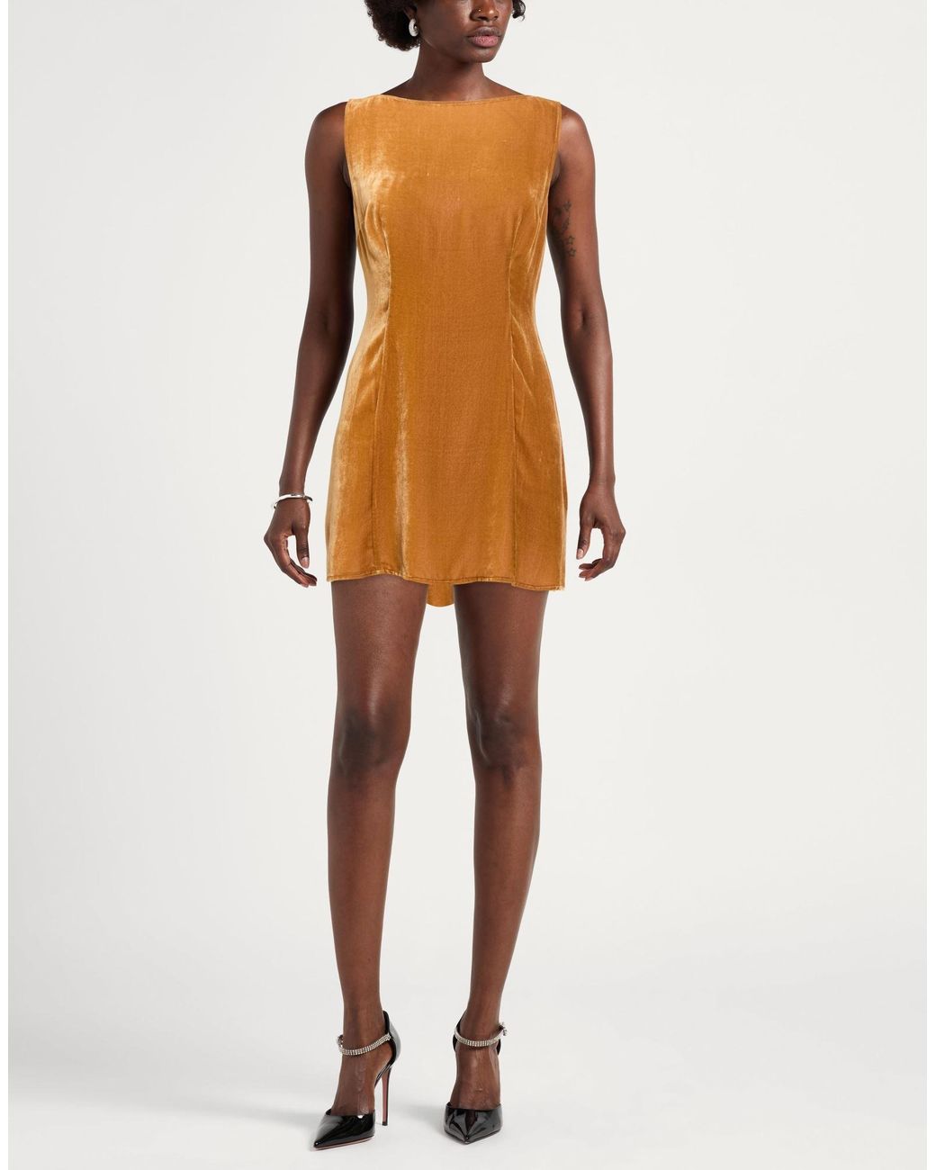 Reformation Brown Mini Dress