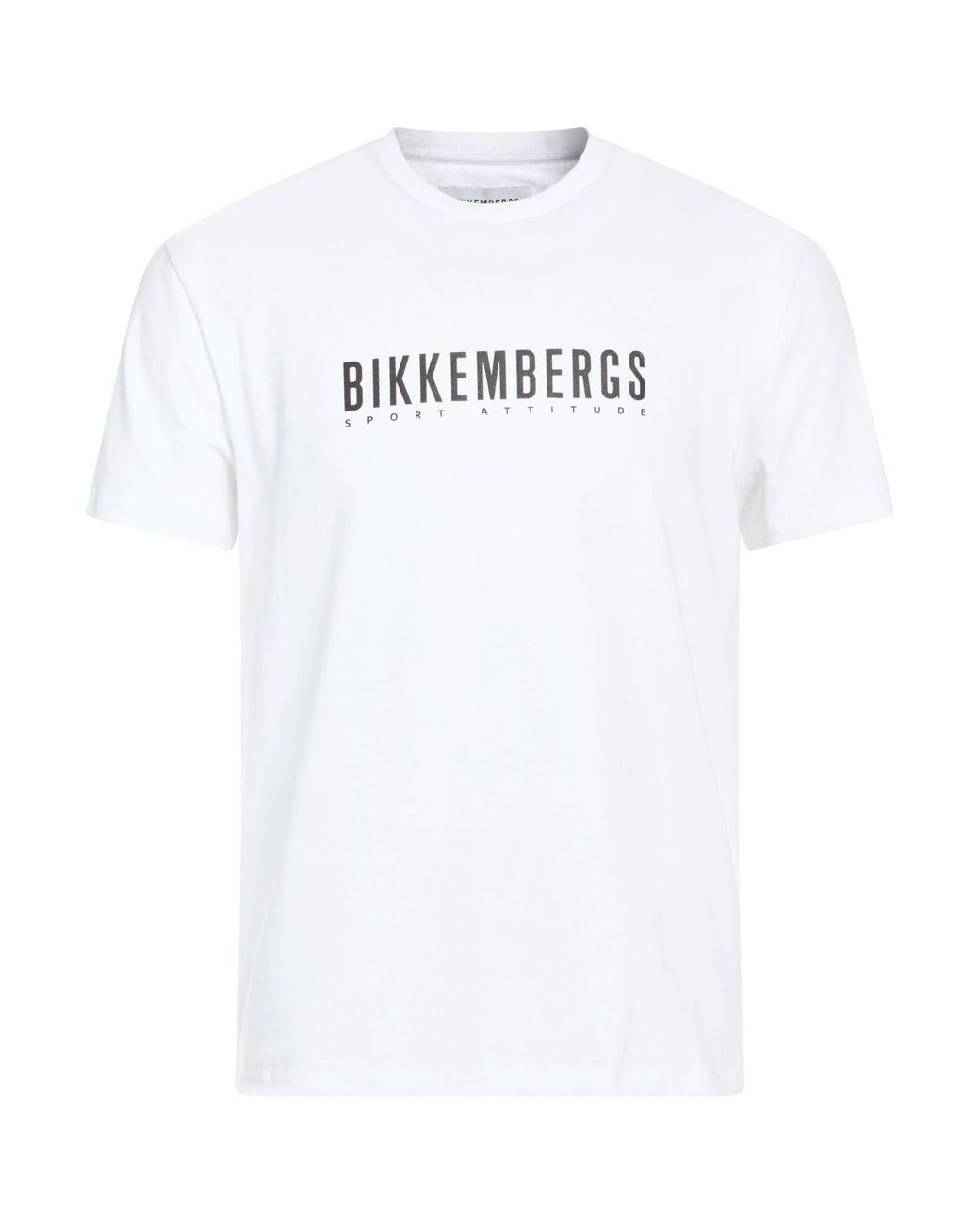 Bikkembergs White T-Shirt Cotton, Elastane for men