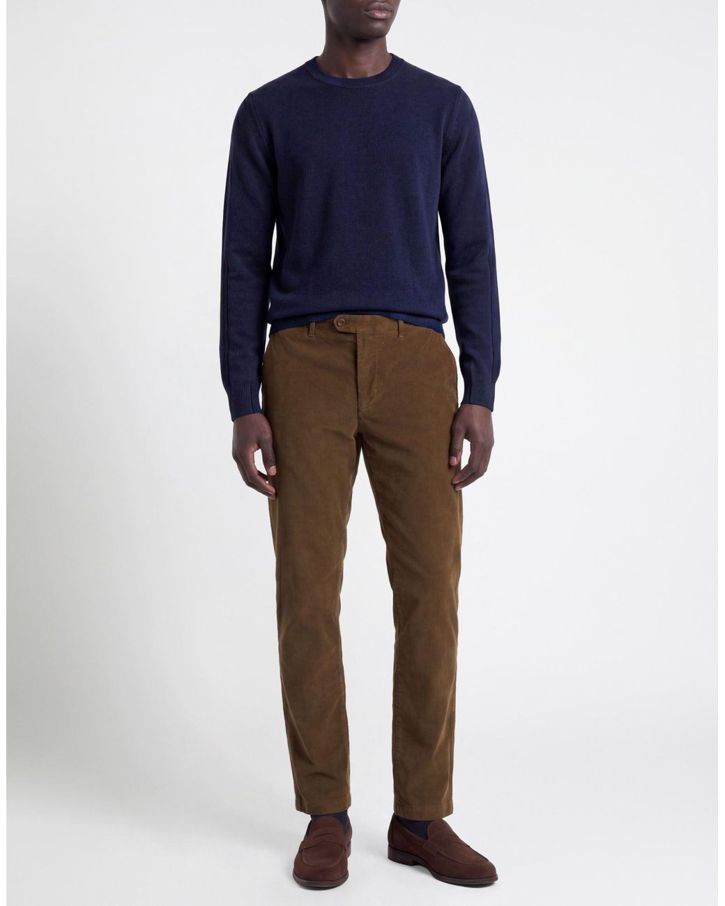 Pantalone di 0/zero Construction in Brown da Uomo