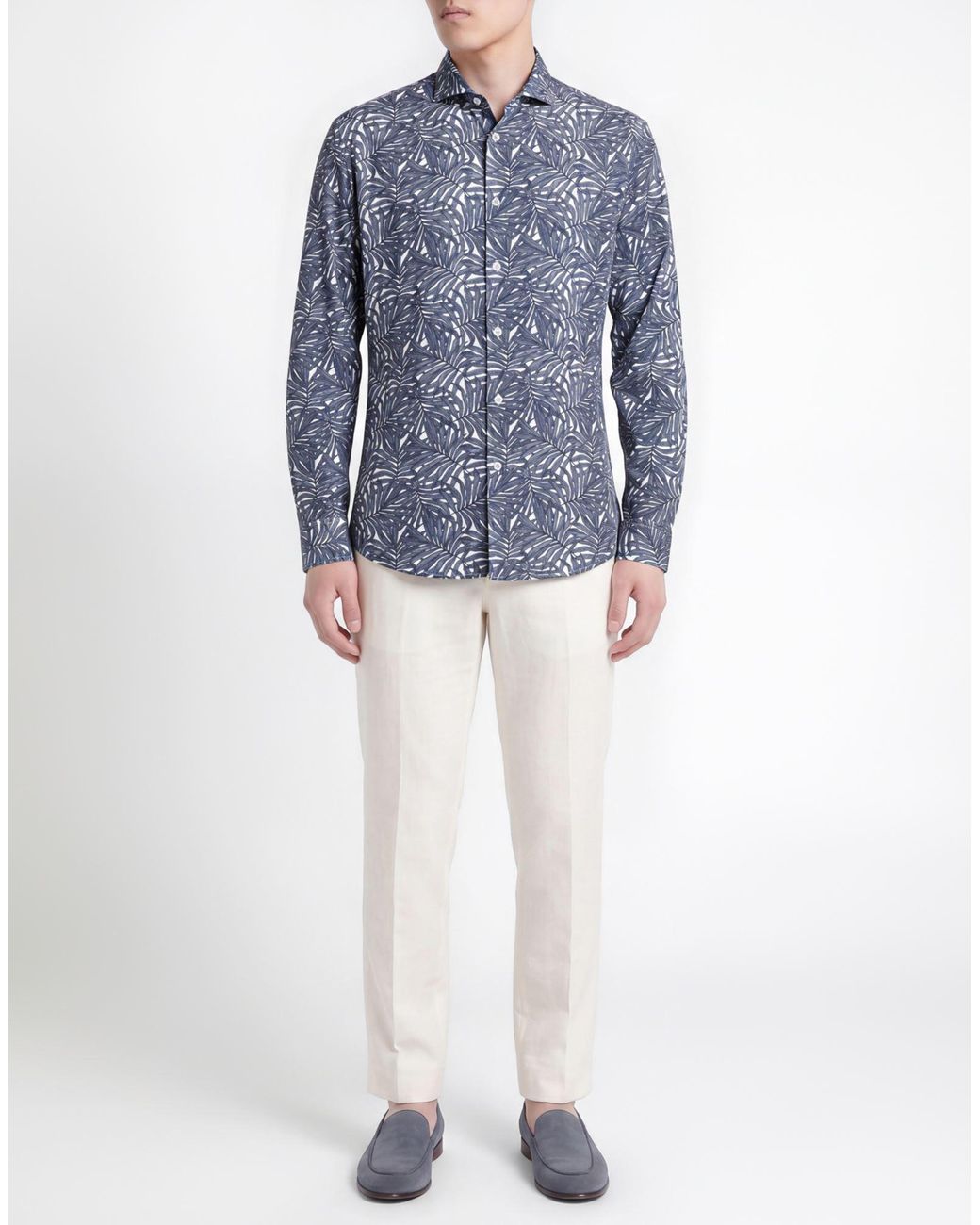 Daniele Alessandrini Blue Shirt Viscose for men