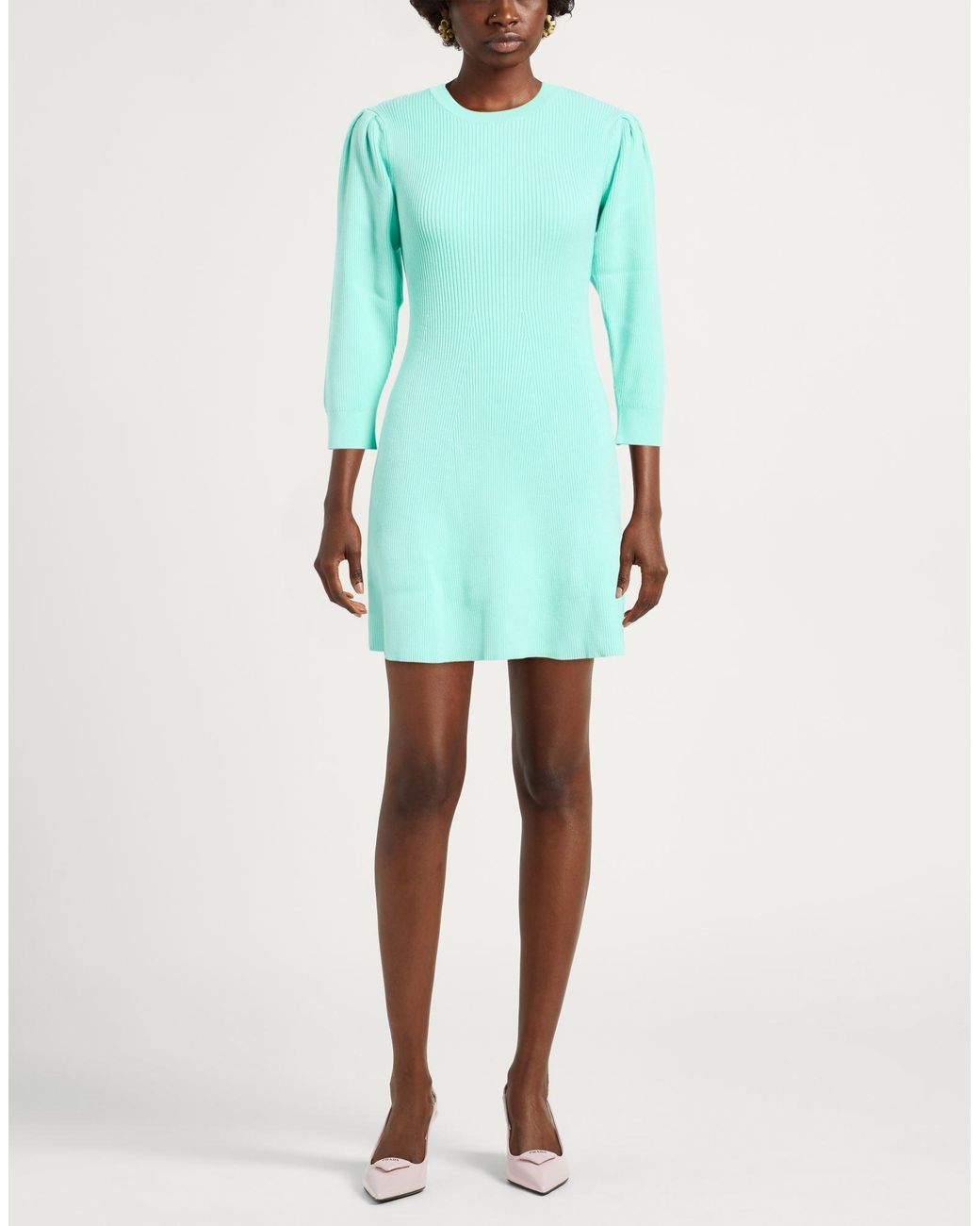 Twinset Blue Mini Dress