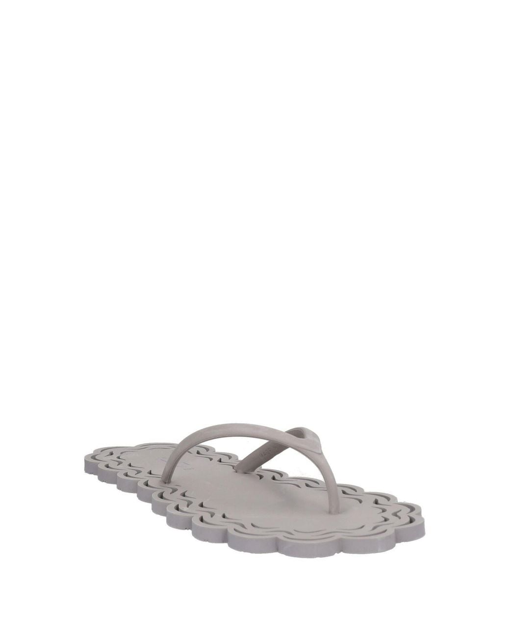 Carlotha Ray White Thong Sandal Synthetic Material