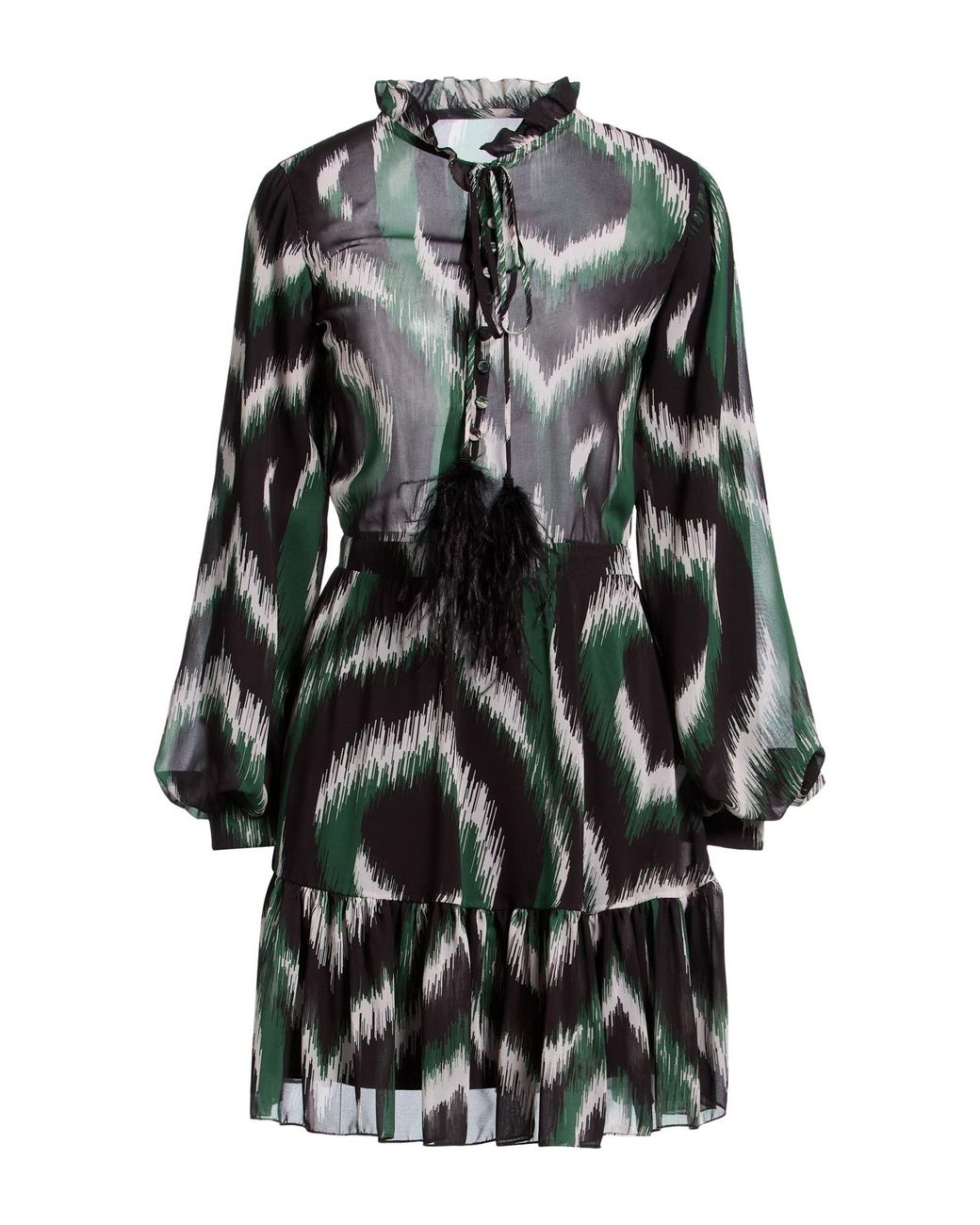 ANDRES OTALORA Black Mini Dress Polyester