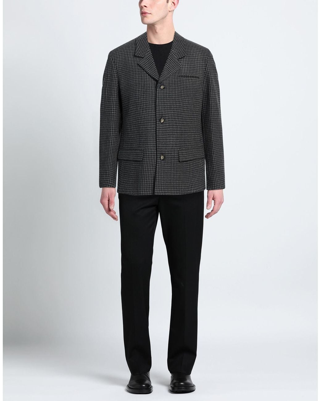 Nanushka Black Lead Blazer Recycled Polyester, Wool for men