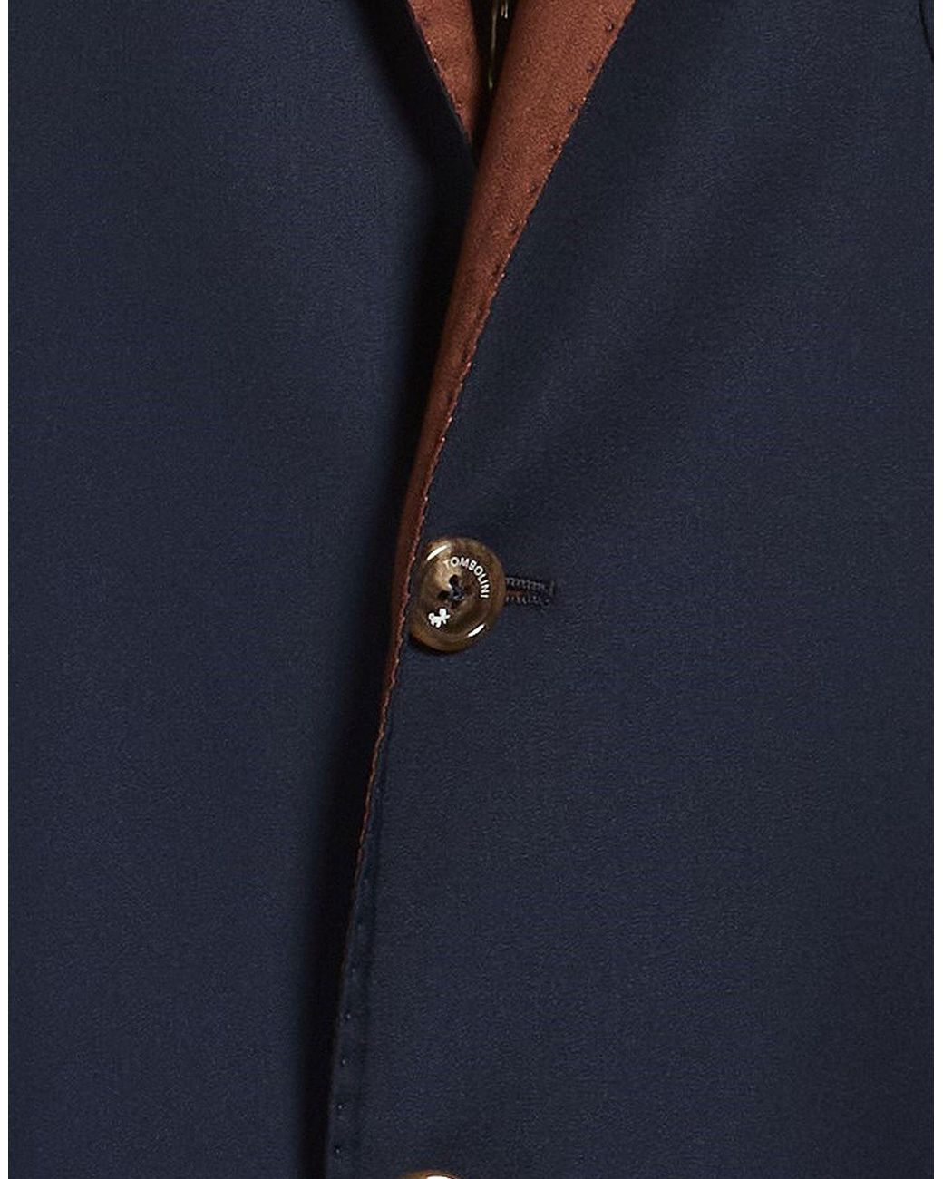 Tombolini Blue Blazer Polyamide, Wool, Elastane, Silk for men