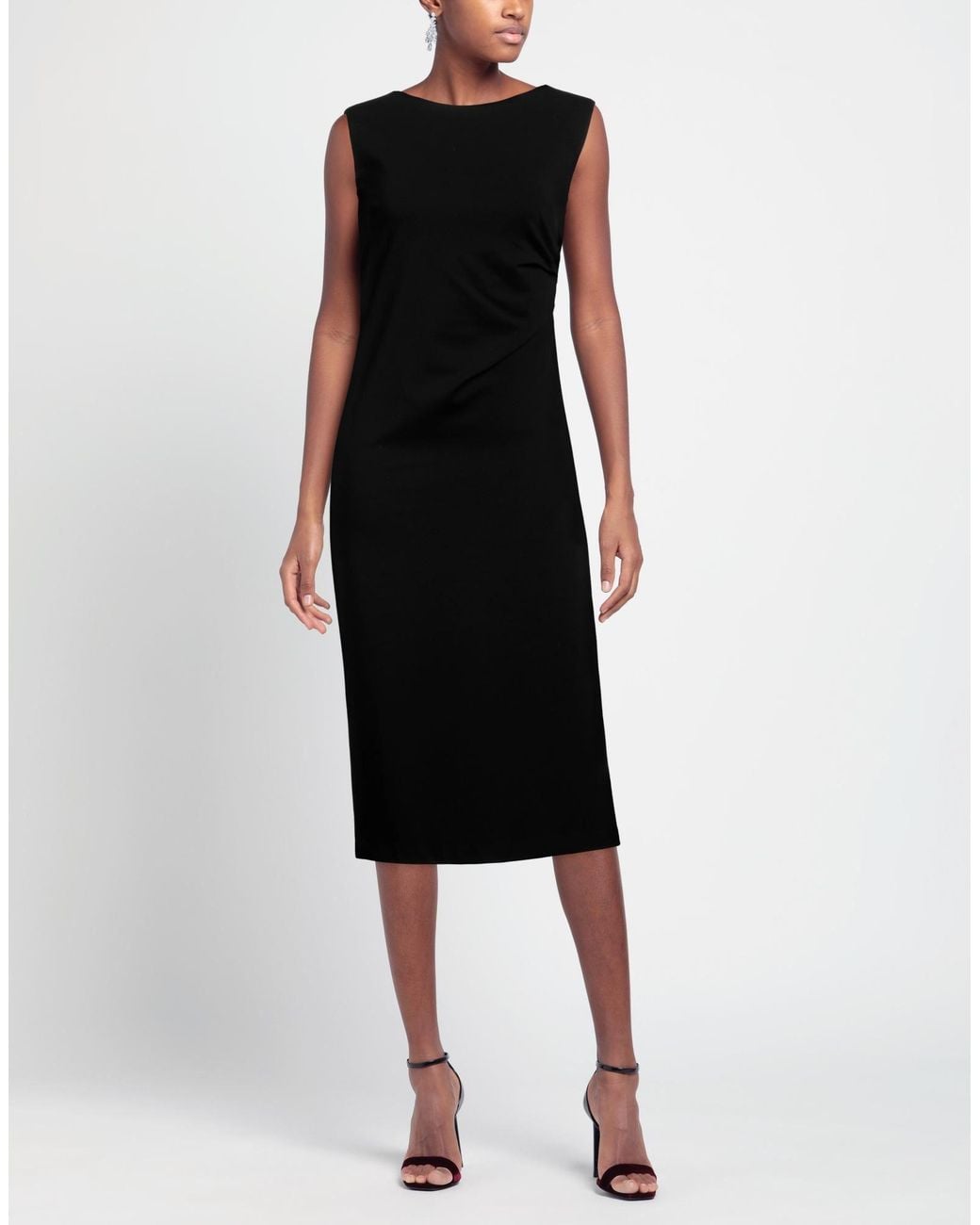 Liviana Conti Black Midi Dress