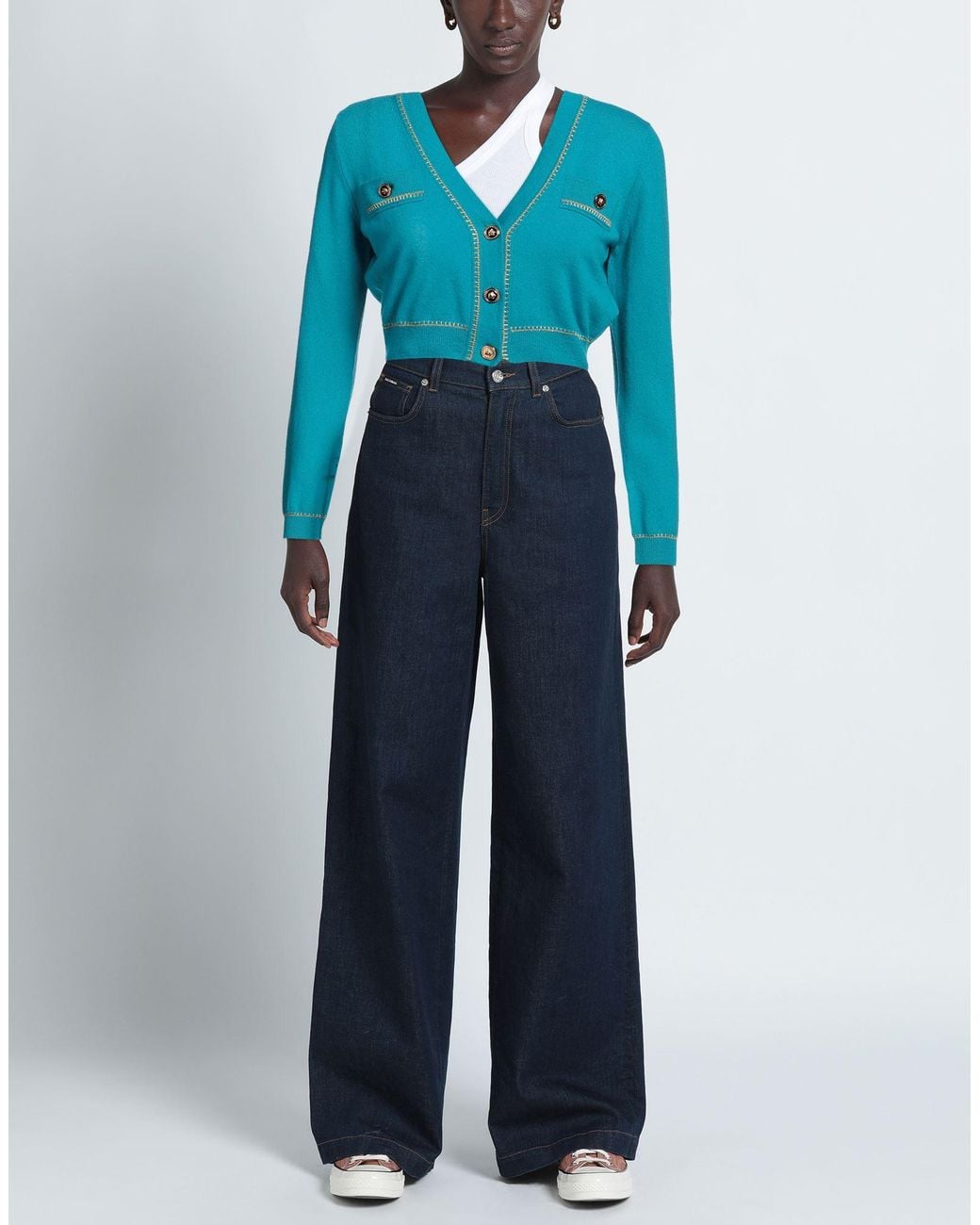 Versace Blue Cardigan