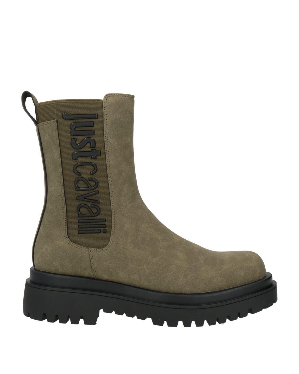 Just Cavalli Green Ankle Boots