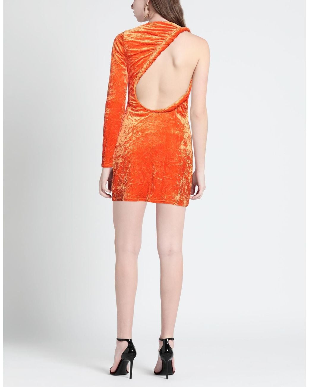 Versace Orange Mini Dress