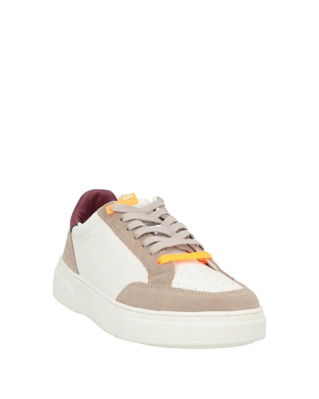 Suns Boards Natural Sneakers Leather, Textile Fibers for men