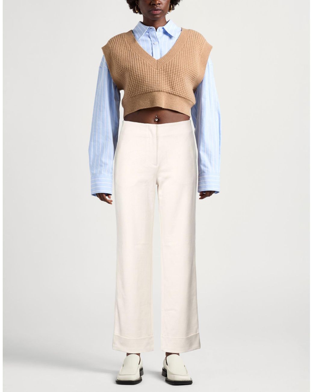 ARMANI EXCHANGE White Trouser