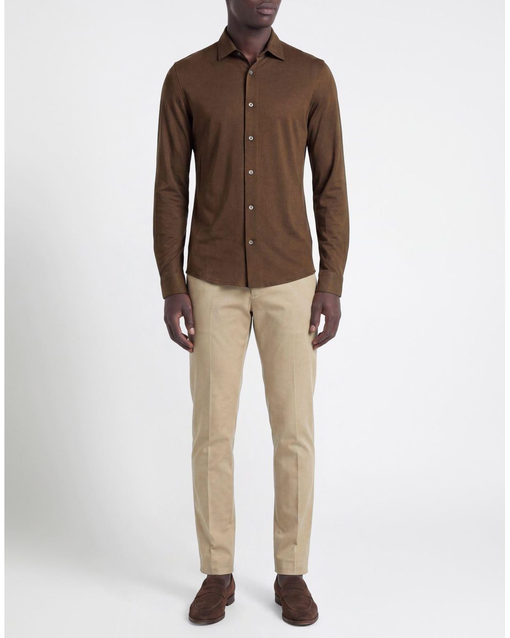 Moorer Hemd in Brown für Herren