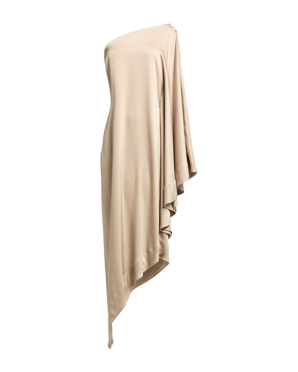 Alexandre Vauthier Natural Midi Dress Acetate, Polyester