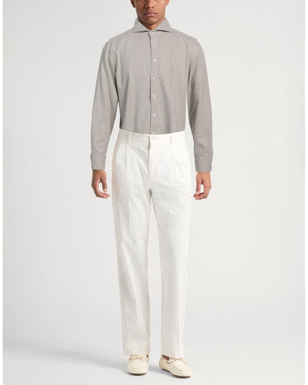 Lardini Gray Shirt Cotton for men