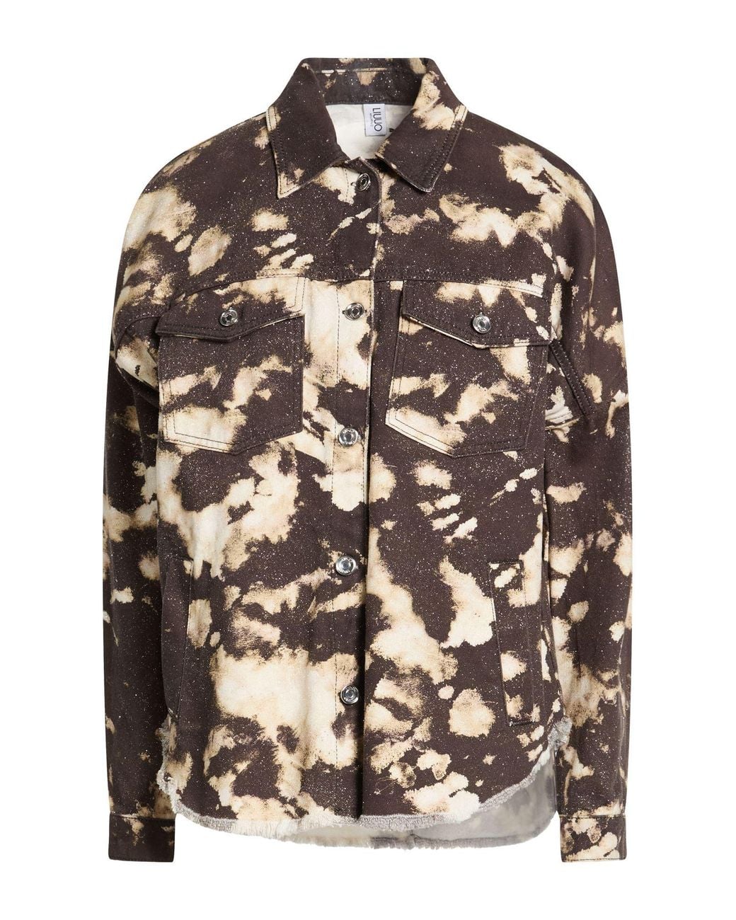Liu Jo Brown Denim Outerwear
