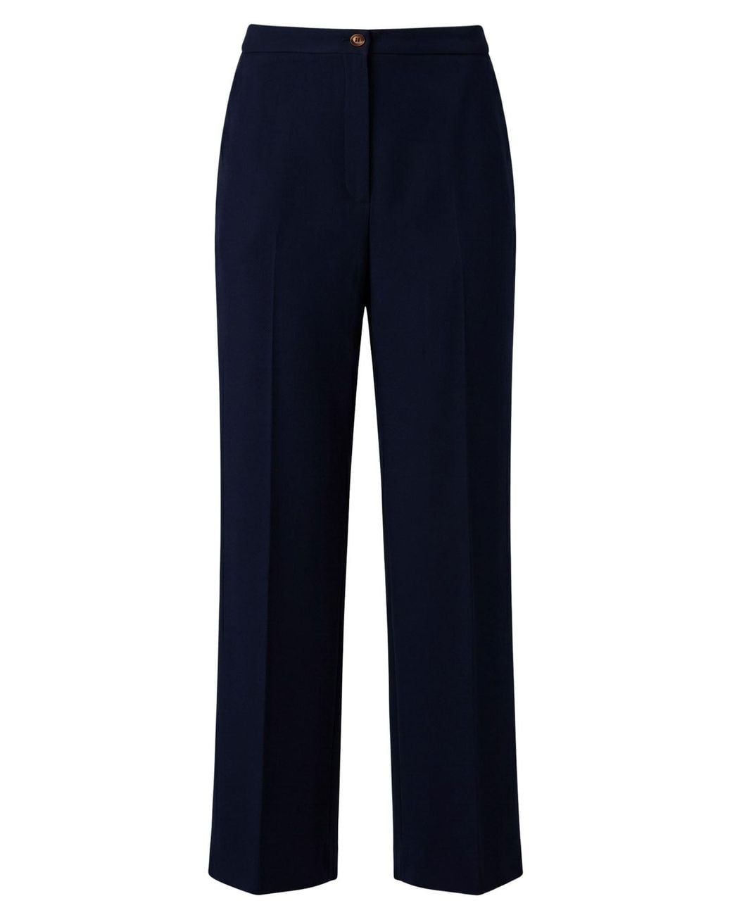 Elena Miro Blue Pants Polyester, Elastane