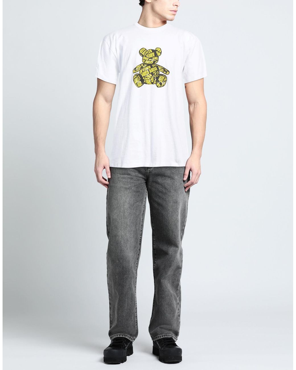 Aries White T-shirt for men