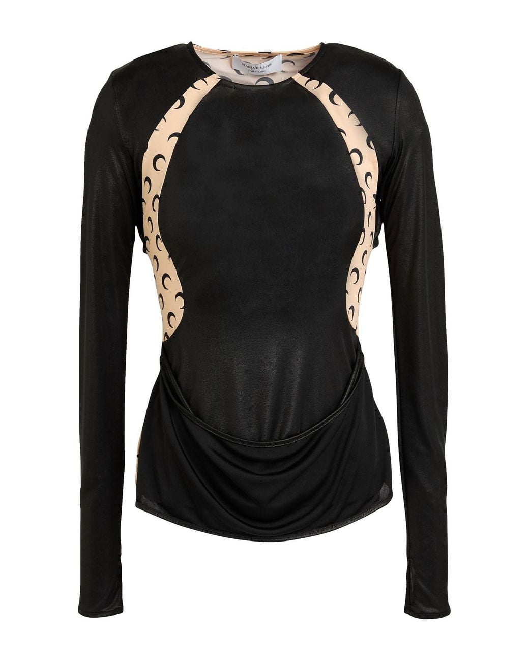 MARINE SERRE Black T-shirt