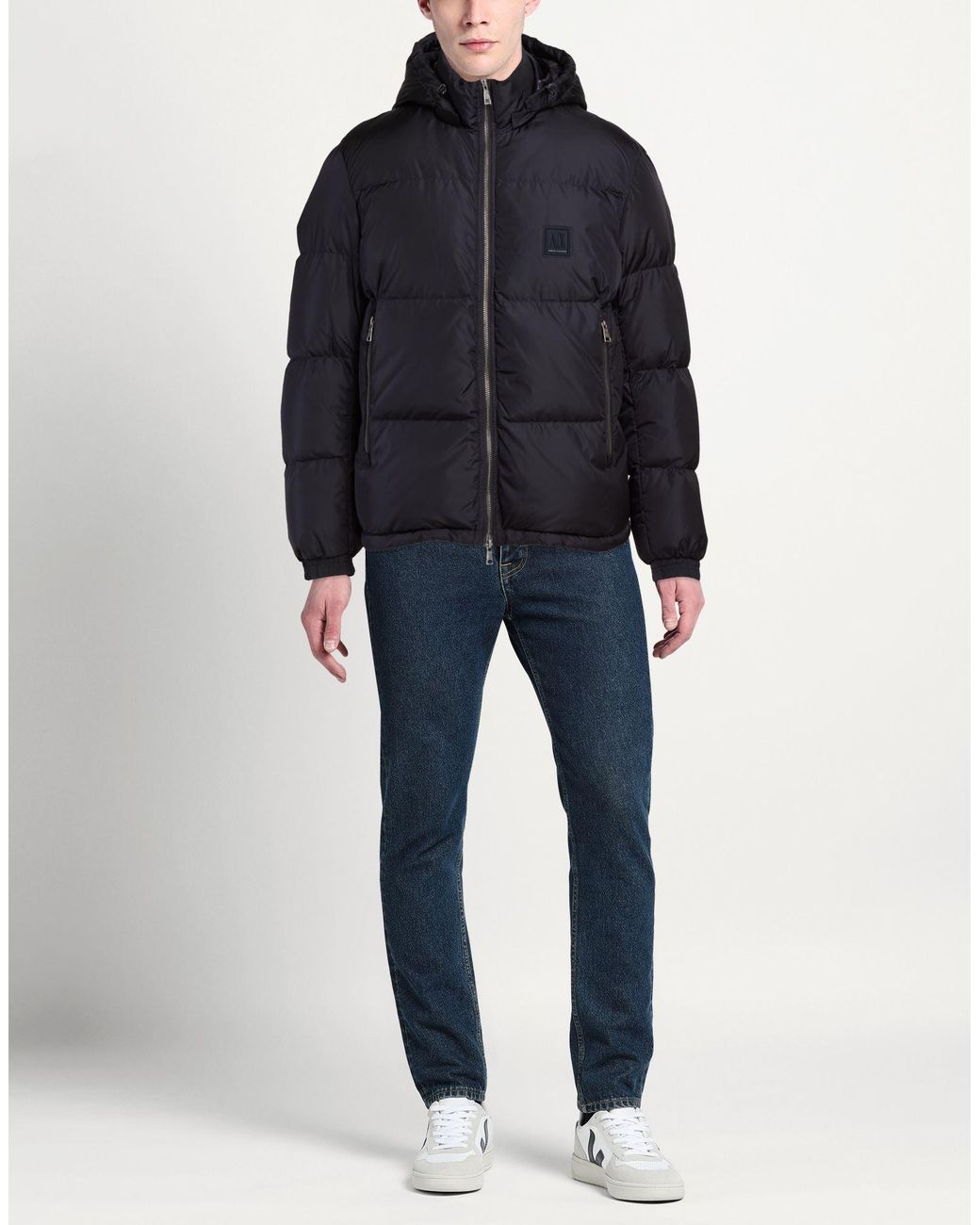 ARMANI EXCHANGE Blue Puffer Polyamide for men