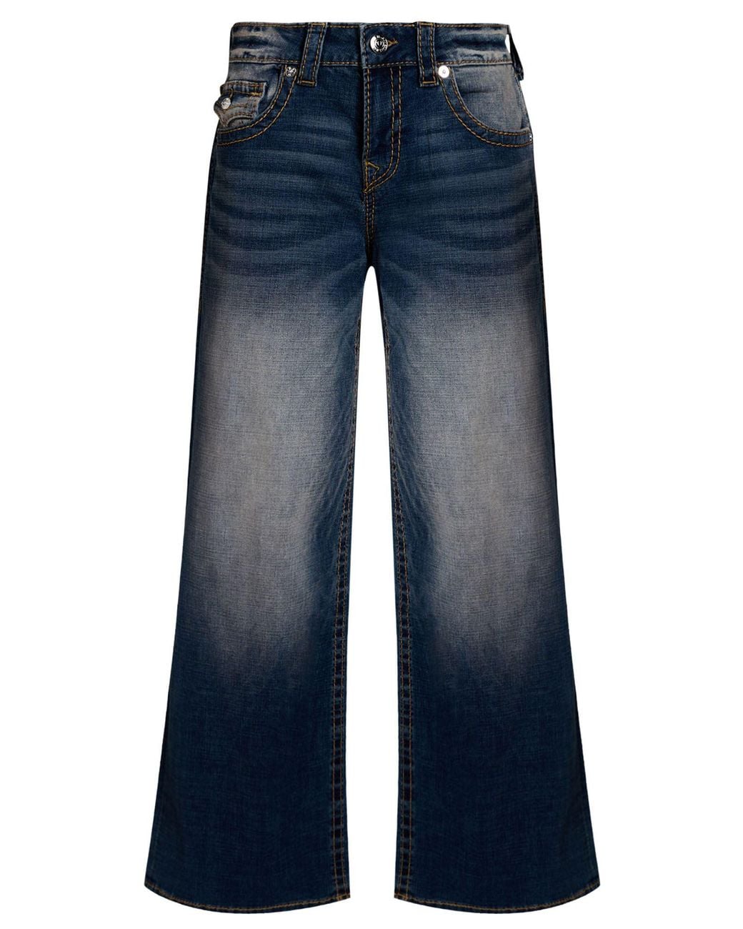 True Religion Blue Jessie Jeans Cotton, Polyester, Rayon, Elastane